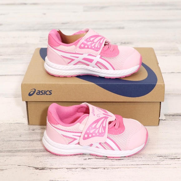ASICS Kid's Contend 7 Toddler Shoe, K8, Cotton Candy/White Butterfly - Picture 4 of 9